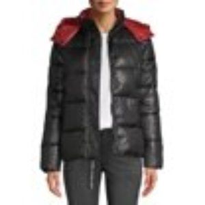 Kendall + Kylie Women's Two Tone Puffer